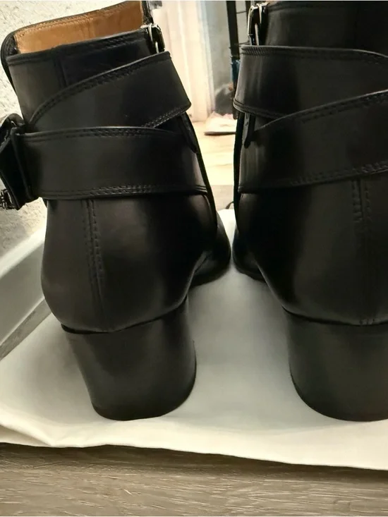 Gucci Dionysus Black Leather Ankle Boots 39 - Picture 2 of 11